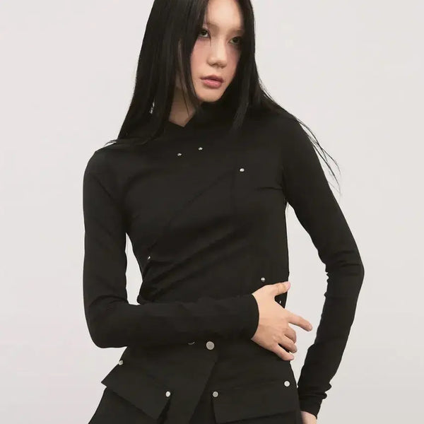 [BUNJANG] Ce.A Stud Line Hoodie / 시스에이 스터드 라인 후드