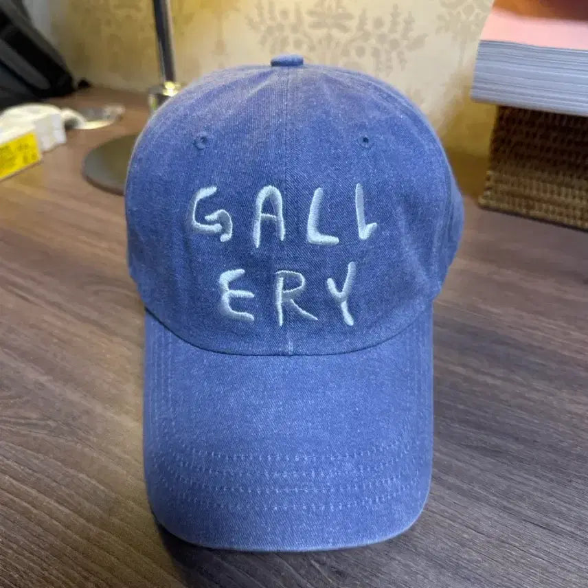 [BUNJANG] Gallery Logo Ball Cap Blue / 갤러리 로고 볼캡 블루