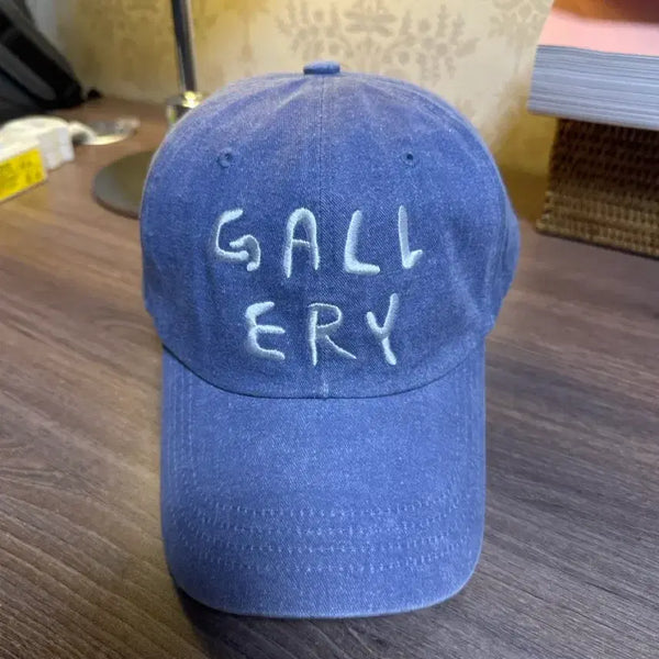 [BUNJANG] Gallery Logo Ball Cap Blue / 갤러리 로고 볼캡 블루