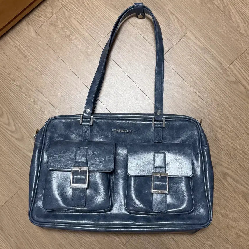 [BUNJANG] Fill The Blank Shoulder Bag Denim Blue / 필인더블랭크 숄더백 데님블루