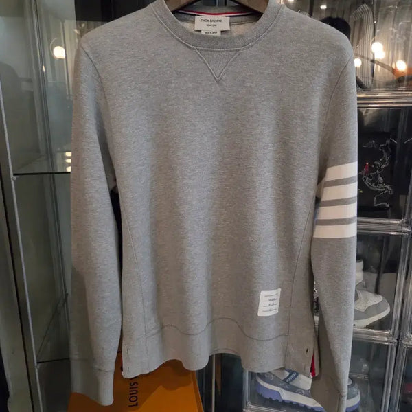 [BUNJANG] Thom Browne New Model Striped Sweatshirt Size 4 / 신형 톰브라운 맨투맨 4사이즈