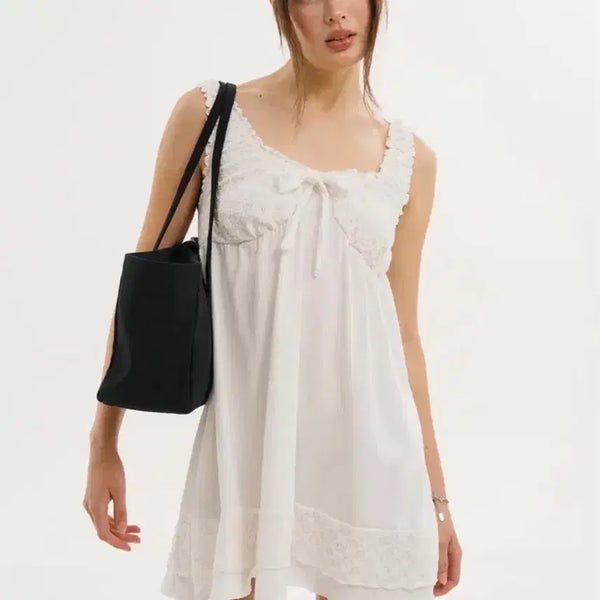 [BUNJANG] THREETIMES Daisy Dress White / 쓰리타임즈 데이지 드레스 daisy dress 원피스 화이트 택달린상품 당일배송 쓰탐