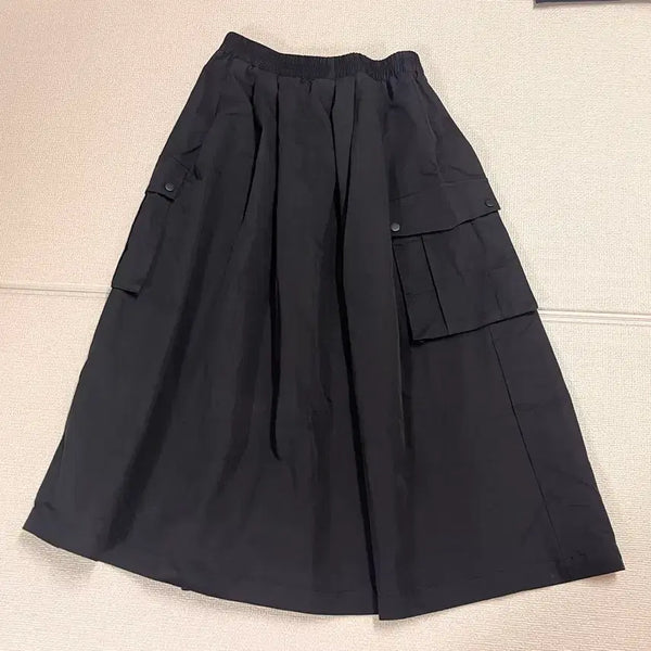 [BUNJANG] 8seconds Black Cargo Skirt / 에잇세컨즈 블랙 카고 스커트 새상품