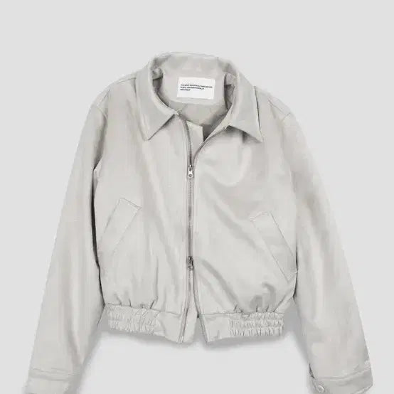 [BUNJANG] Place Studio Two-Way Suede Blouson Jacket Ivory / 플레이스스튜디오 투웨이 블루종 스웨이드 자켓 아이보리