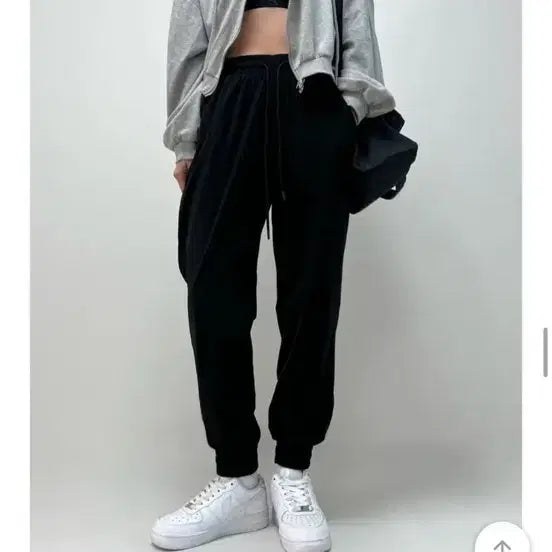 [BUNJANG] Cool Banding Jogger Pants Black S Size Basic Ver. / 쿨밴딩조거팬츠