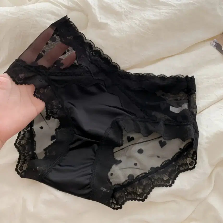 [BUNJANG] Silk Lace Panties (Used) / 실크 레이스 팬티 (중고)