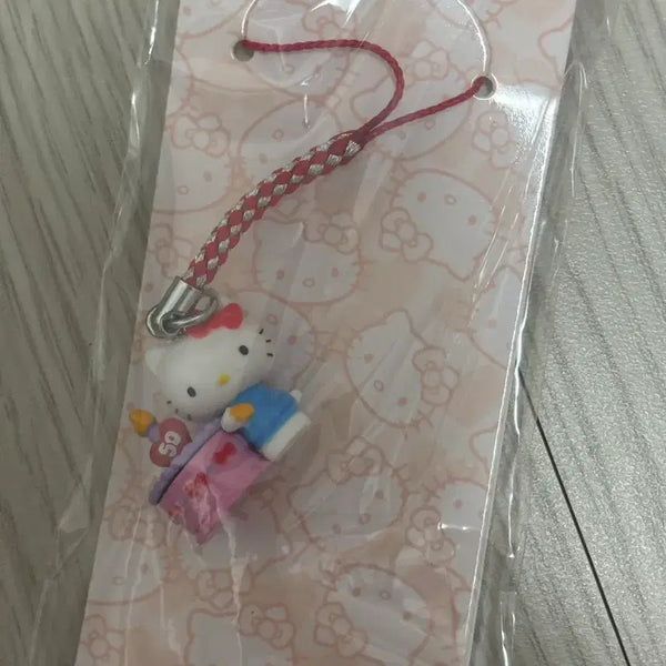 [BUNJANG] Hello Kitty 50th Anniversary Strap Keychain / 헬로키티 50주년 기념 스트랩