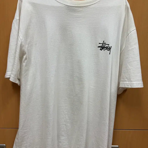[BUNJANG] Stussy Basic Logo T-Shirt White XL / 스투시 기본로고 반팔 화이트 XL