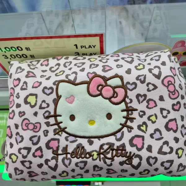 [BUNJANG] Hello Kitty Leopard Pattern Pouch / 헬로키티 파우치 레오파드 패턴