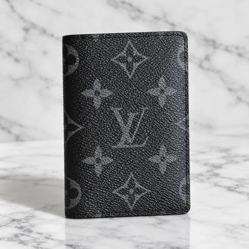 [BUNJANG] Louis Vuitton Monogram Eclipse Pocket Organizer Card Holder Black / [정품]루이비통 포켓 오거나이저 모노그램 카드지갑 블랙