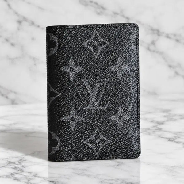 [BUNJANG] Louis Vuitton Monogram Eclipse Pocket Organizer Card Holder Black / [정품]루이비통 포켓 오거나이저 모노그램 카드지갑 블랙