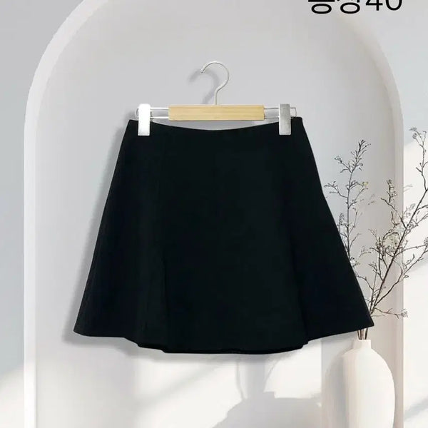 [BUNJANG] Black Flare Skirt / 블랙 플레어 스커트 새상품