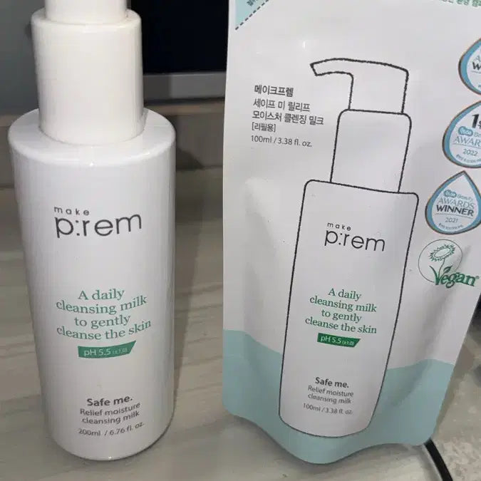 [BUNJANG] Make P:rem Cleansing Milk with Refill / 메이크프렘 클렌징 밀크 +리필용 판매합니다