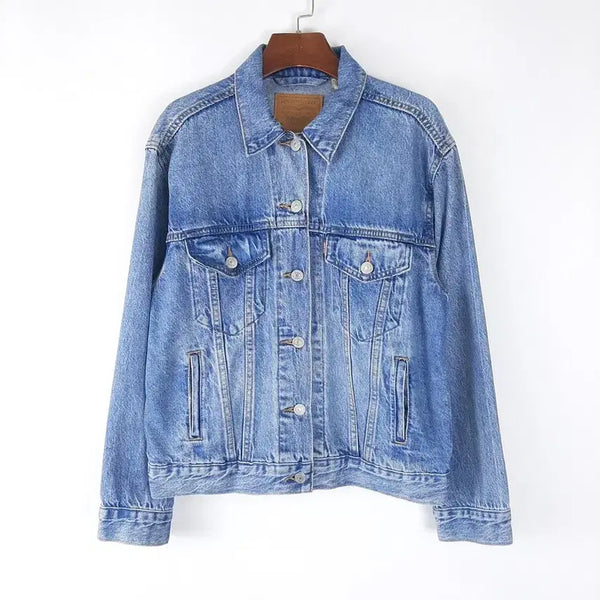 [BUNJANG] Levi's Women's Light Wash Denim Jacket S / 리바이스 여성 연청자켓 S