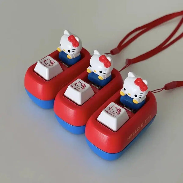 [BUNJANG] Hello Kitty Clicker Keychain / (실사O)키티 키캡 클릭커