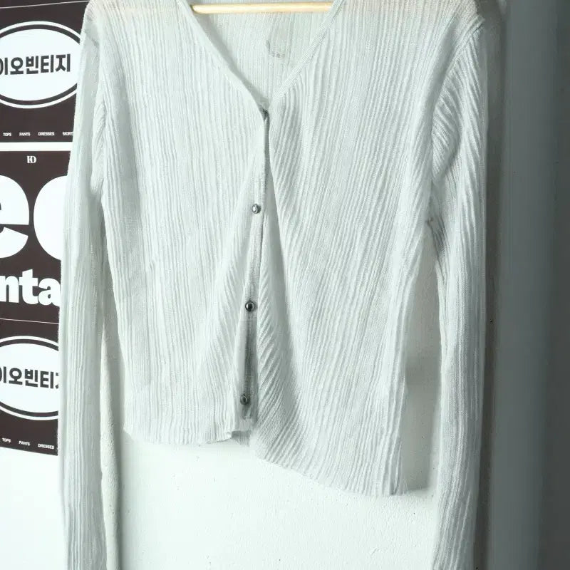 [BUNJANG] MISO Thin Seersucker Cardigan / W(M) 미쏘 니트 시어서커 얇은 시원 가디건-H38549
