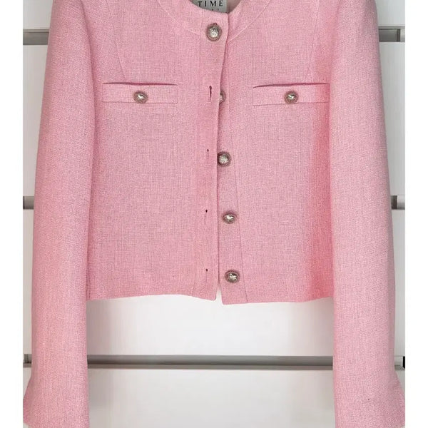 [BUNJANG] TIME Tweed Cropped Jacket / 타임 트위드 자켓