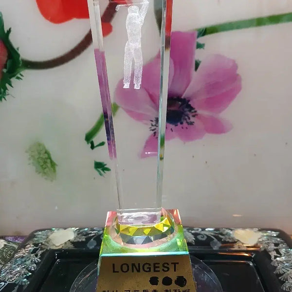 [BUNJANG] Crystal Longest Drive Golf Trophy / 크리스탈 골프 트로피 롱기스트 기념패