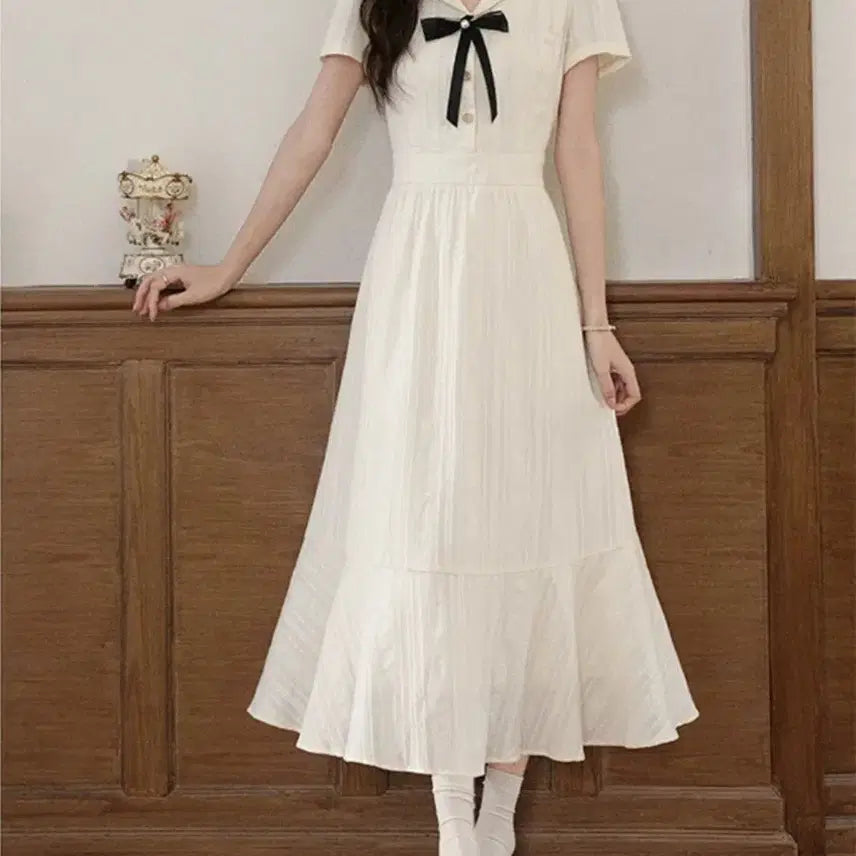 [BUNJANG] Pplmill One-Piece Dress / 쁘미엘 원피스-S