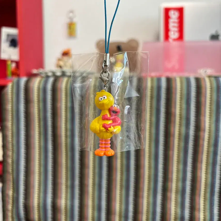 [BUNJANG] Sesame Street Big Bird & Elmo Strap / 세서미스트리트 빅버드 & 엘모 스트랩