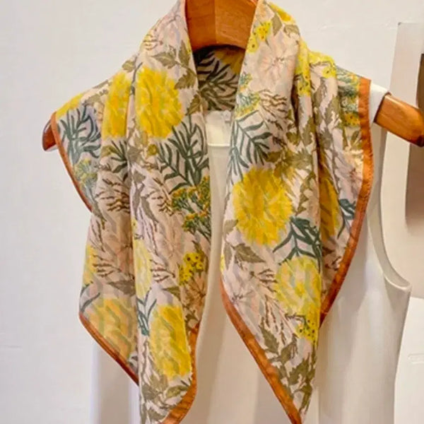 [BUNJANG] Silk Square Scarf 70x70cm / 사각스카프