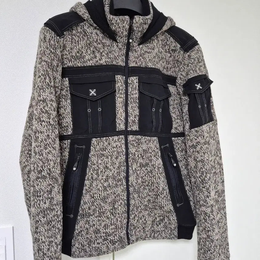 [BUNJANG] Moncler Wool Mix Hooded Jacket M / 몬츄라 울 리믹스 후드자켓