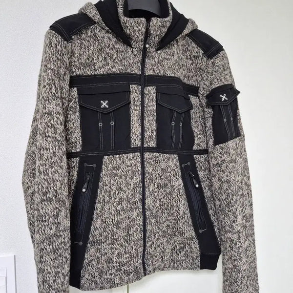 [BUNJANG] Moncler Wool Mix Hooded Jacket M / 몬츄라 울 리믹스 후드자켓