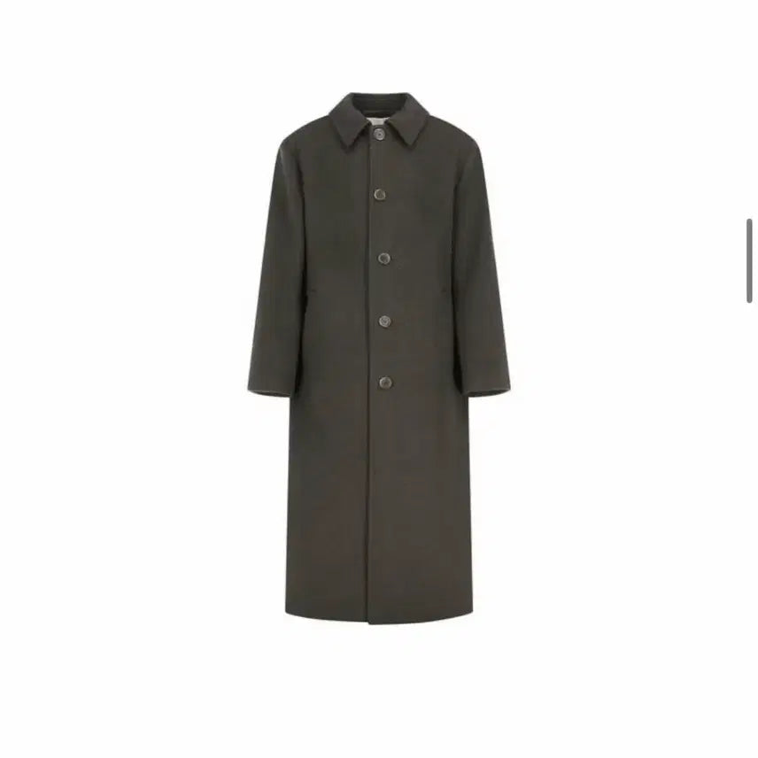 [BUNJANG] Amomento 25FW Single-Breasted Coat Brown M / 아모멘토 25fw 싱글 브레스티드 코트 브라운 M