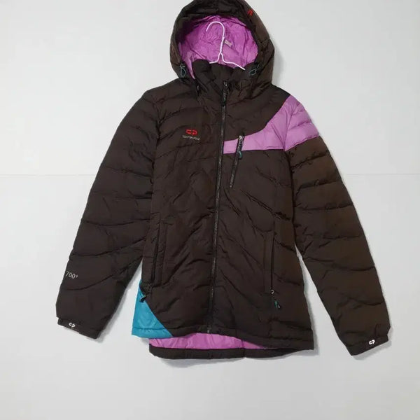 [BUNJANG] CENTER POLE 700 Down Padded Jacket Brown / CENTER POLE 700 다운 패딩 자켓 브라운 0404