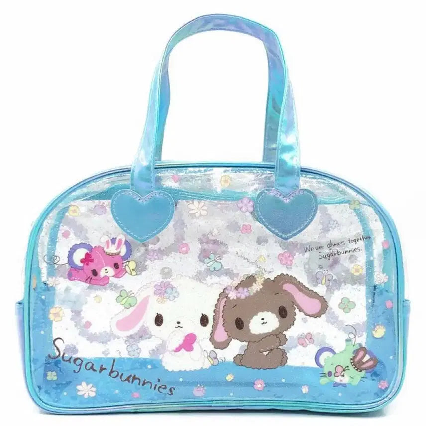 [BUNJANG] Sanrio Sugarbunnies Glitter Clear Bag / 산리오 슈가바니즈 글리터 클리어 백