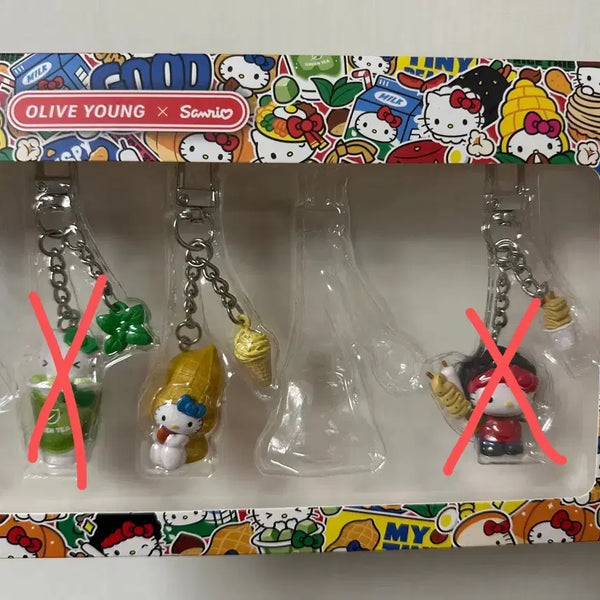 [BUNJANG] Sanrio Hello Kitty Regional Keychain Set / 올리브영 텐바이텐 산리오 헬로키티 지역 키링