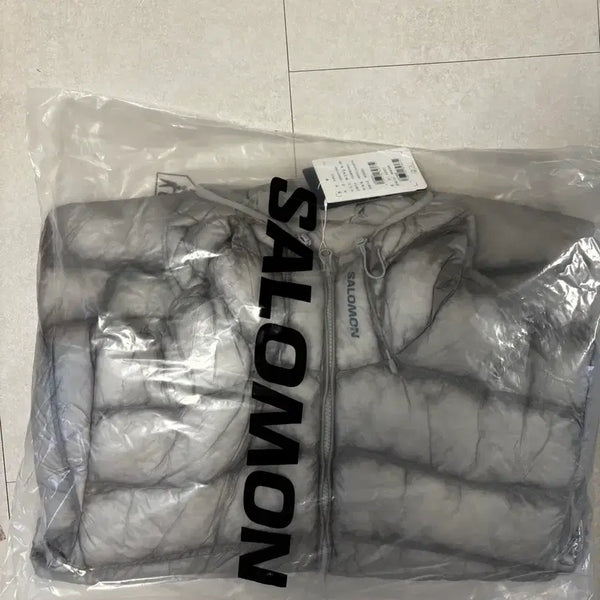[BUNJANG] Salomon Insulation Padded Jacket Light Grey L / 살로몬 인슐레이션 패딩 라이트 그레이 L