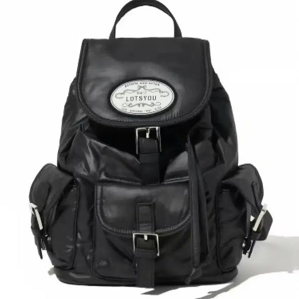 [BUNJANG] LOTSYOU Black Backpack / LOTSYOU 백팩 블랙