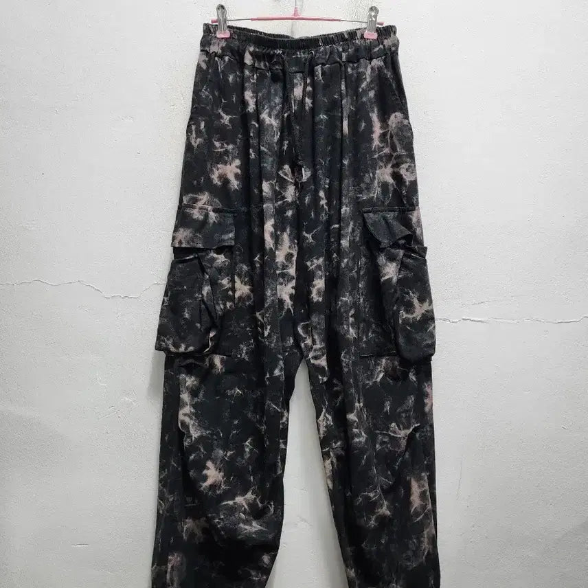 [BUNJANG] NUTS Tie-Dye Wide Cargo Pants / NUTS 넛츠 타이다이 와이드 카고바지