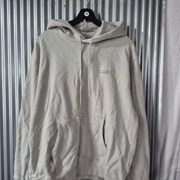 [BUNJANG] This is Never That Basic Logo Hoodie (Medium, Light Khaki) / M 디스이즈네버댓 후드티 연카키