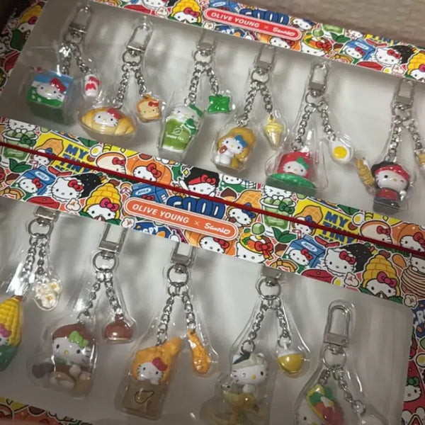 [BUNJANG] Hello Kitty Regional Keychain Set / 헬로키티 지역키링