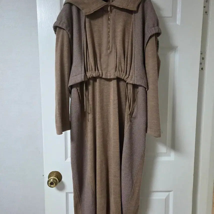 [BUNJANG] System Brown Long Dress / 한섬 시스템 원피스 브라운 새상