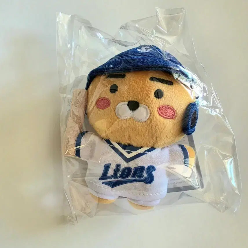 [BUNJANG] Samsung Lions Batter Ryan Doll Keyring / 삼성 라이온즈, 라이언 인형 키링 타자 라이언