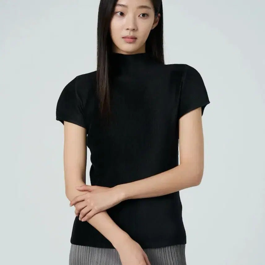 [BUNJANG] Issey Miyake Pleats Please Mist Neck Basic Design New Product / 이세이미야케 플리츠플리즈 미스트반목 기본디자인 새상품