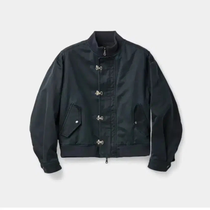 [BUNJANG] Coour Washed Deck Hook Lip Bomber Jacket Dark Navy L / 쿠어 워시드 덱 후크 자켓 L