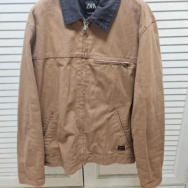 [BUNJANG] Zara Work Jacket Brown L / ZARA 워크 자켓 브라운 L