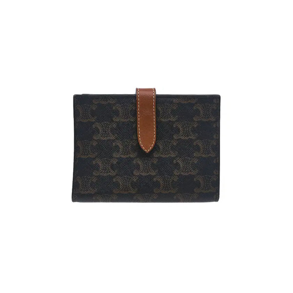 [BUNJANG] Celine Triomphe Strap Bi-fold Wallet / 셀린느 트리옹프 스트랩 반지갑