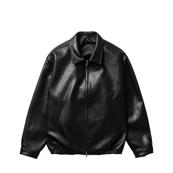 [BUNJANG] SEW Leather Blouson / (3) SEW 레더 블루종 / 스테디에브리웨어 레더 블루종