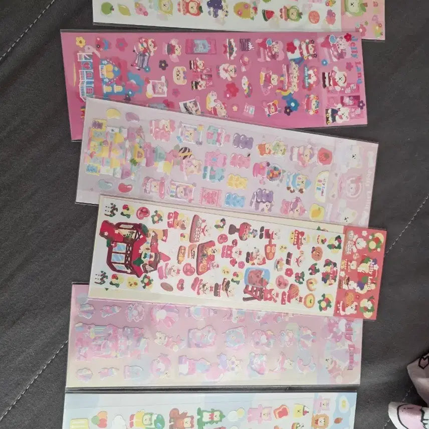 [BUNJANG] Jellyland Sticker Set (6 Types) / 젤리랜드  스티커 6종 세트