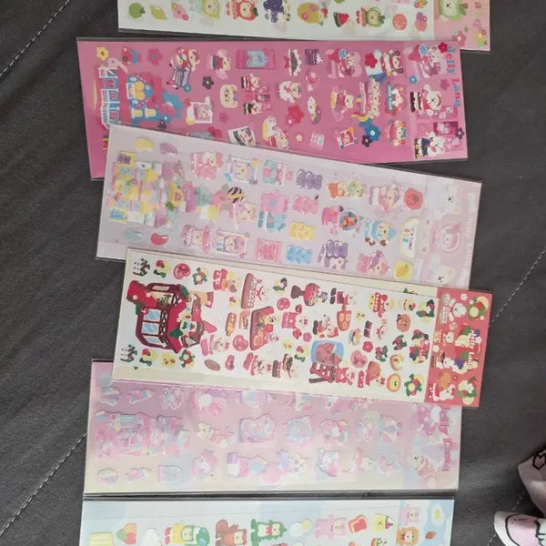 [BUNJANG] Jellyland Sticker Set (6 Types) / 젤리랜드  스티커 6종 세트