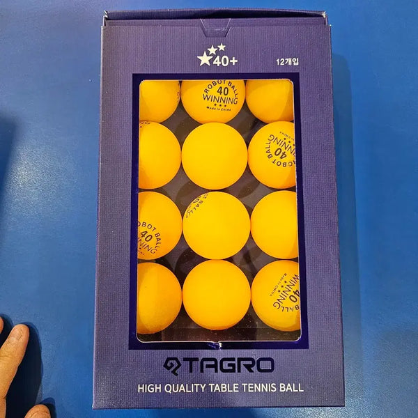 [BUNJANG] Winning Table Tennis Balls 40+ (12-Pack) / 위닝 탁구공 40+ 12개입