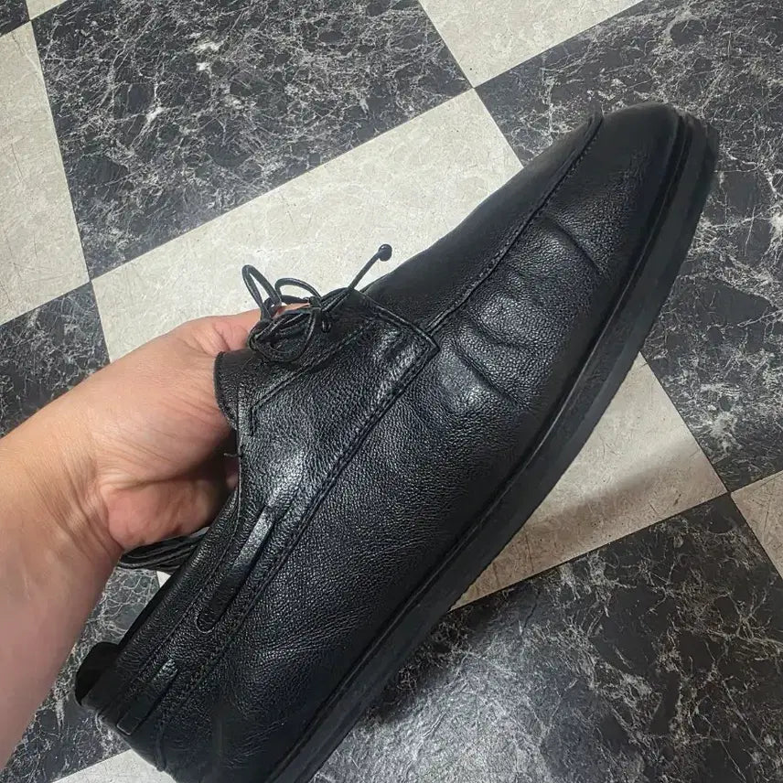 [BUNJANG] TIME Homme Leather Sneakers / 타임옴므가죽스니커즈