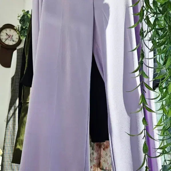 [BUNJANG] Light Purple Wide Slacks (Size 66) / 연보라색 와이드 슬랙스(66)