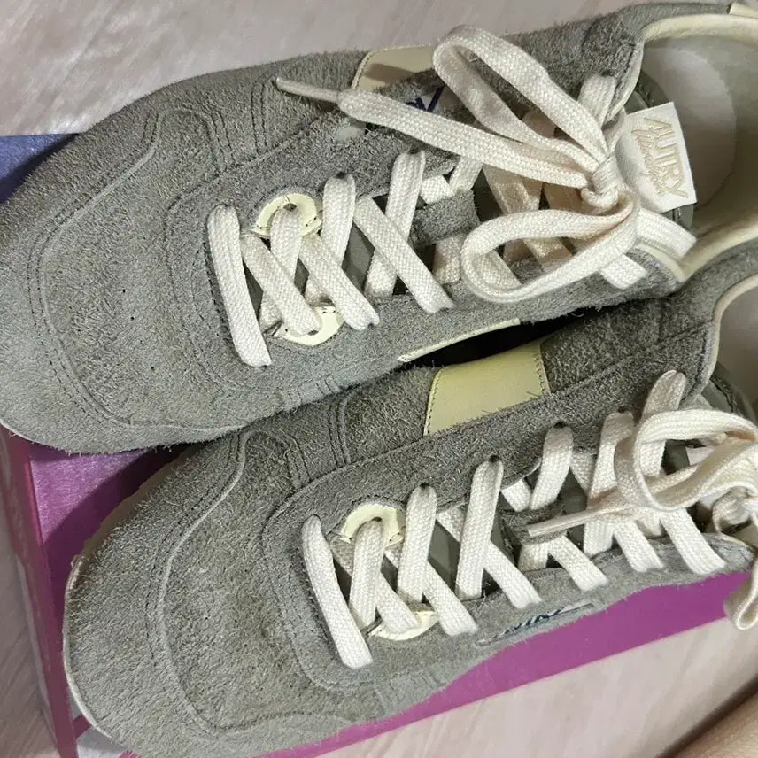 [BUNJANG] OTRY Suede Sneakers - Grey / 오트리