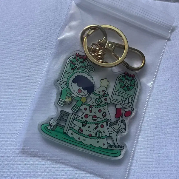 [BUNJANG] TXT Kai Holiday Keyring / TXT 투바투 뿔바투 휴닝카이 홀리데이키링 흠냐링 공방 역조공